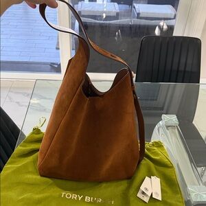 Tory Burch Romy Suede Hobo Bag